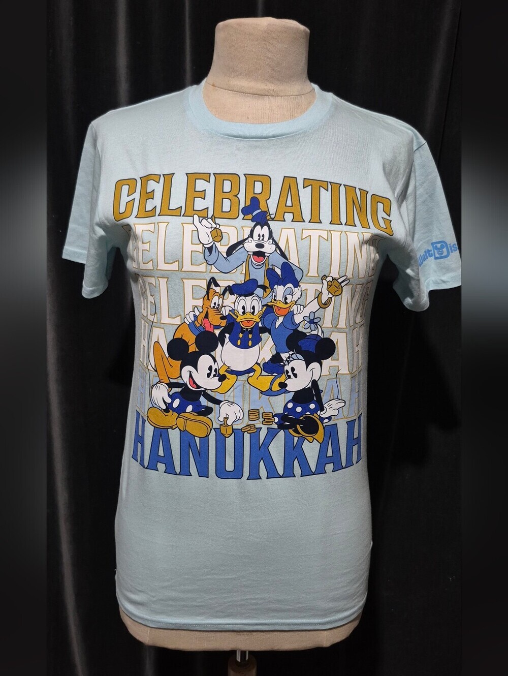 Disney Light Blue "Celebrating Hanukkah" T-Shirt (Box B)